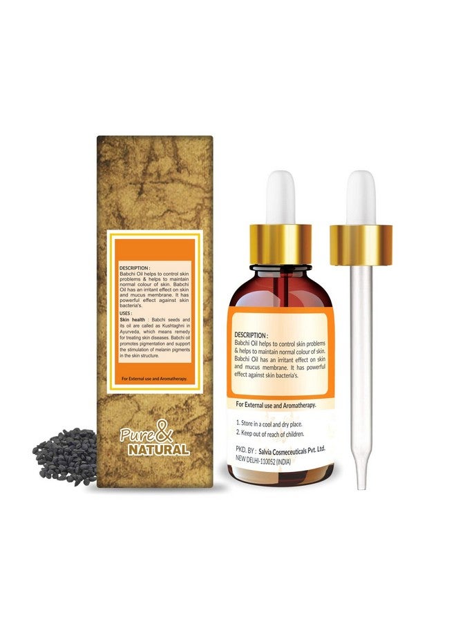 Crysalis Babchi (Psoralea Corylifolia) Oil,100% Pure & Natural Undiluted Carrier Oil Organic Standard For Skin & Haircare-100ml - Image 2
