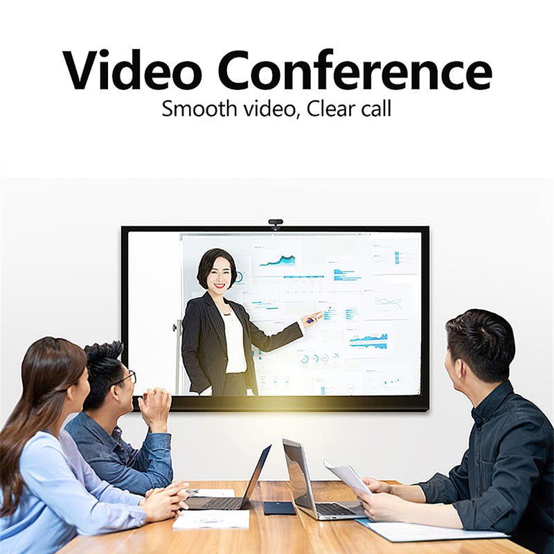 1080P 2MP HD Webcam 30fps Camera Noise-reduction Microphone Web Cam HD Laptop Computer Camera USB Plug & Play for Laptop Desktop - Image 5