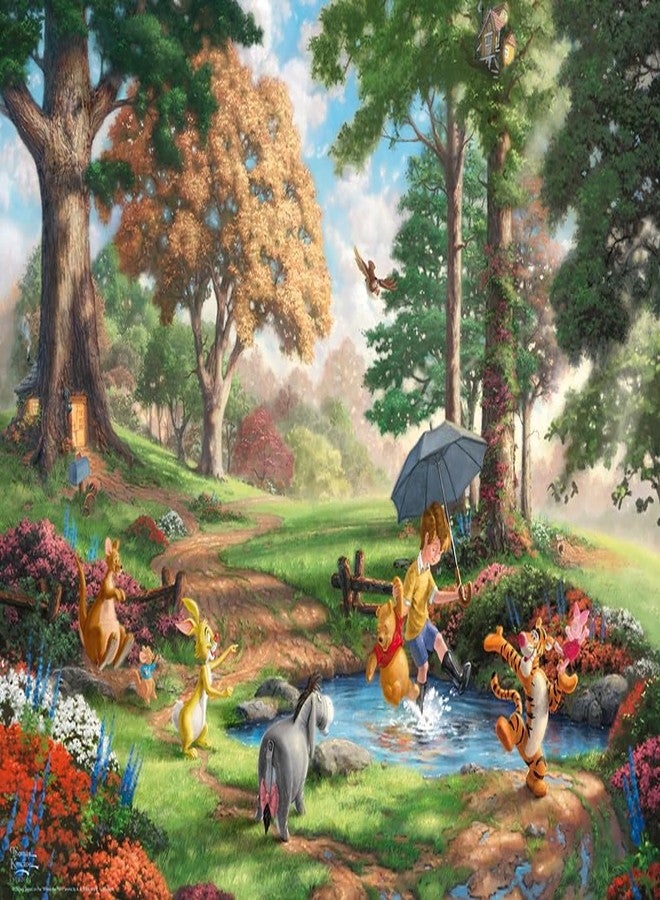 شميت شميدت سبيل 59689 توماس كينكيد، ديزني، ويني ذا بوه، أحجية الصور المقطوعة 1000 قطعة - Image 1