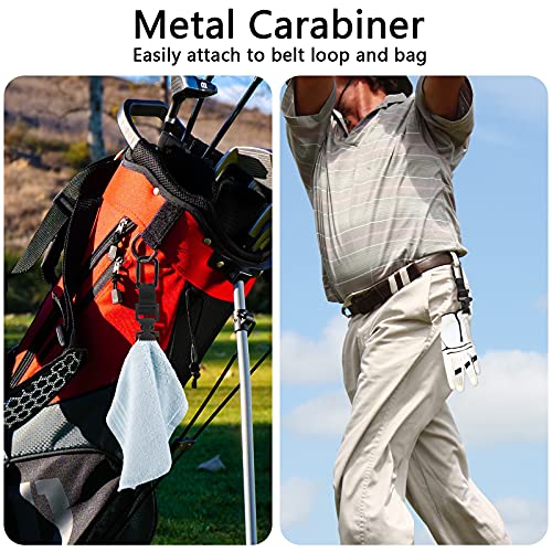 Xxerciz Golf Glove Clip Glove Belt Holder, Work Safety Clip Glove Keeper with Metal Clips Carabiner Work Gloves Construction Gloves Golf Accessories for Men - Image 2