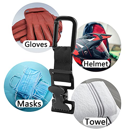 Xxerciz Golf Glove Clip Glove Belt Holder, Work Safety Clip Glove Keeper with Metal Clips Carabiner Work Gloves Construction Gloves Golf Accessories for Men - Image 3