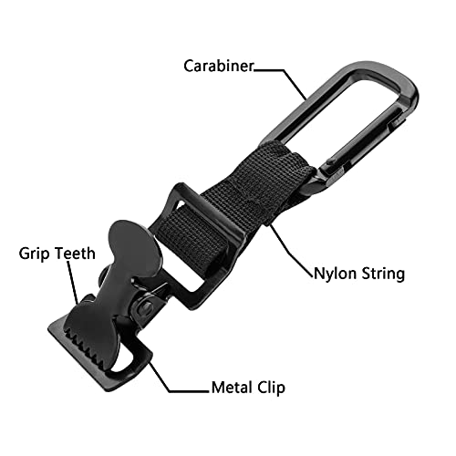 Xxerciz Golf Glove Clip Glove Belt Holder, Work Safety Clip Glove Keeper with Metal Clips Carabiner Work Gloves Construction Gloves Golf Accessories for Men - Image 4