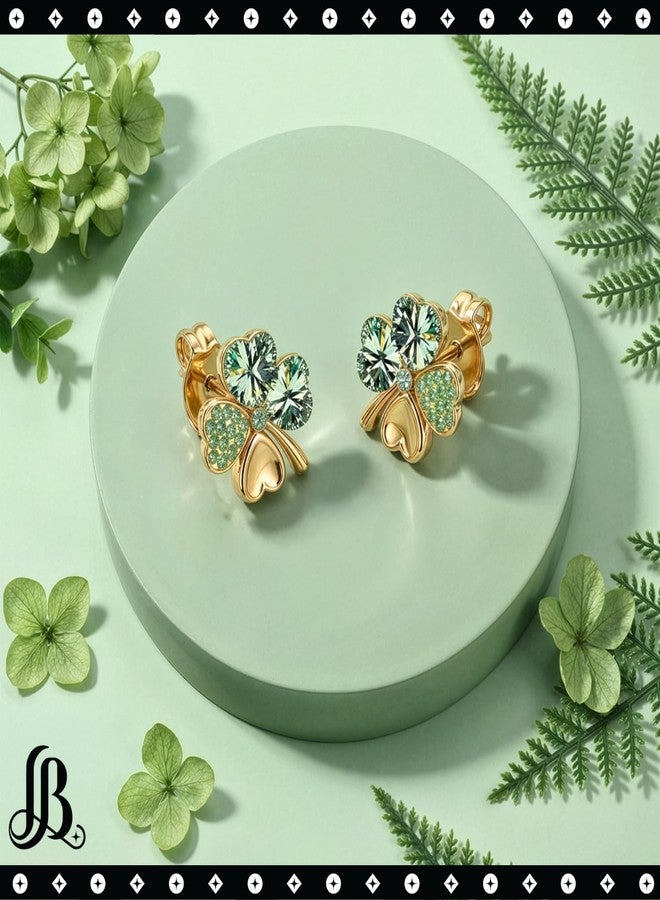 LaBling St. Patrick's Day Earrings for Women | Irish Shamrock Acrylic Dangle Earrings | Clover Hat Fun Drop Earrings - 010 - Image 5