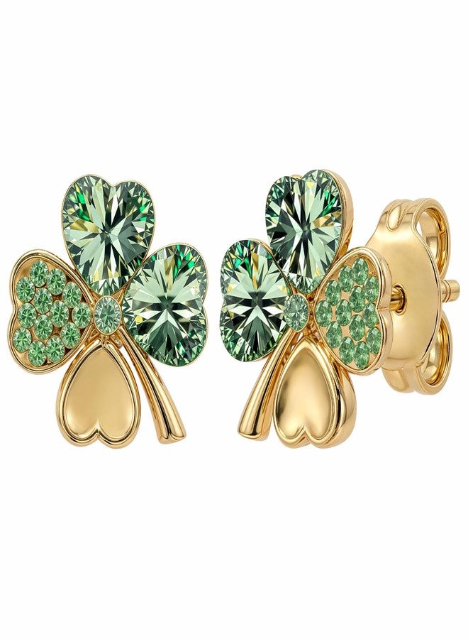 LaBling St. Patrick's Day Earrings for Women | Irish Shamrock Acrylic Dangle Earrings | Clover Hat Fun Drop Earrings - 010 - Image 1