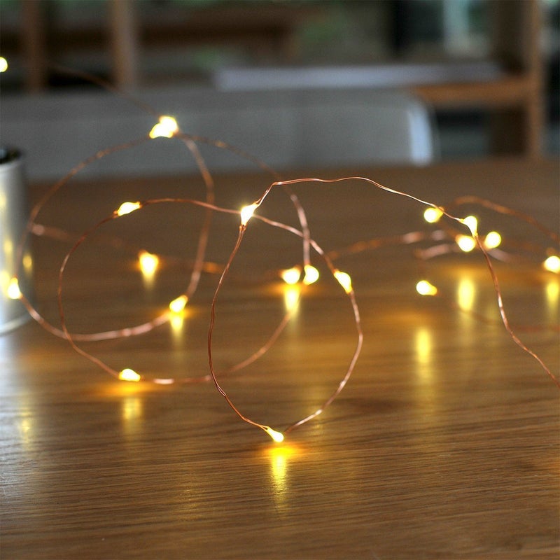 LTETTES 10 Meter 100 LED String Light USB Powered Decorative Copper Wire Warm White Fairy Light for OutdoorIndoor Wedding Festive Decoration 5 Meters 50 LED - Image 3