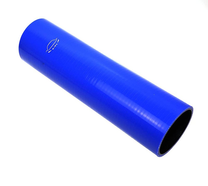 TenkeAuto 12" Long High Performance 4-Ply Reinforced 3" ID Straight Coupler Silicone Hose Turbo/Intercooler/Piping (BLUE 3'') - Image 1