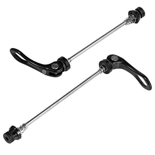 Chooee Quick Release Skewers Front & Rear Set for Road Bike,Black - Image 3