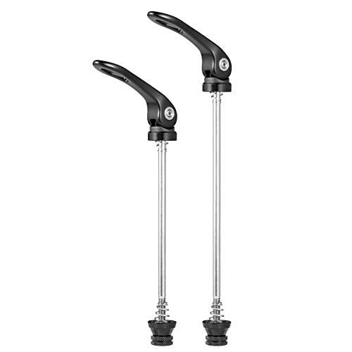 Chooee Quick Release Skewers Front & Rear Set for Road Bike,Black - Image 4