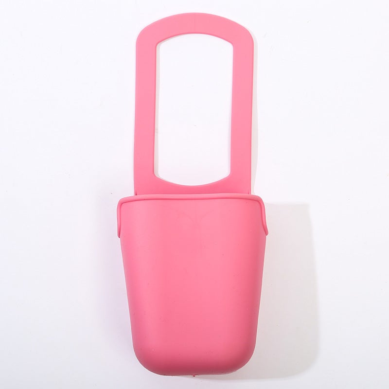 'S Test Cute Stroller Silicone Cup Holder Bicycle Wheelchair Swimming Pool Armrest Multifunctional Silicone Cup Bag - Image 1
