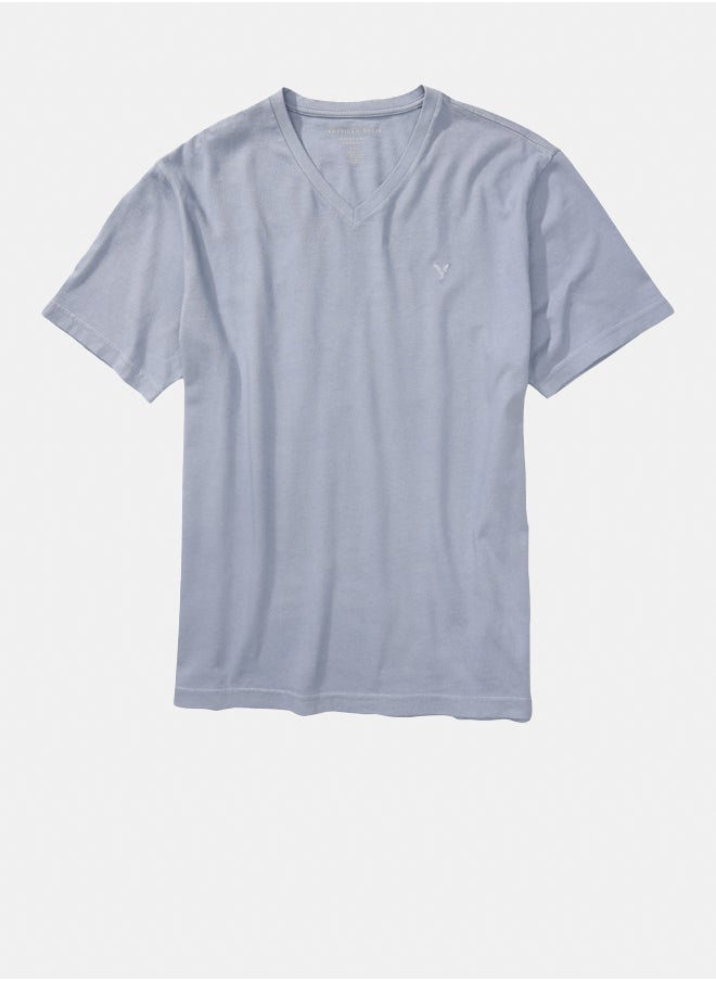 American Eagle - AE Short-Sleeve V-Neck T-Shirt - Image 1