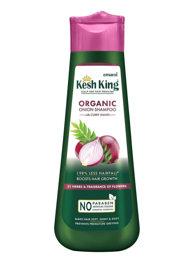 Kesh King Ayurvedic Onion Shampoo with 21 Herbs, Reduces Hair Fall & Boost Hair Growth 300ml