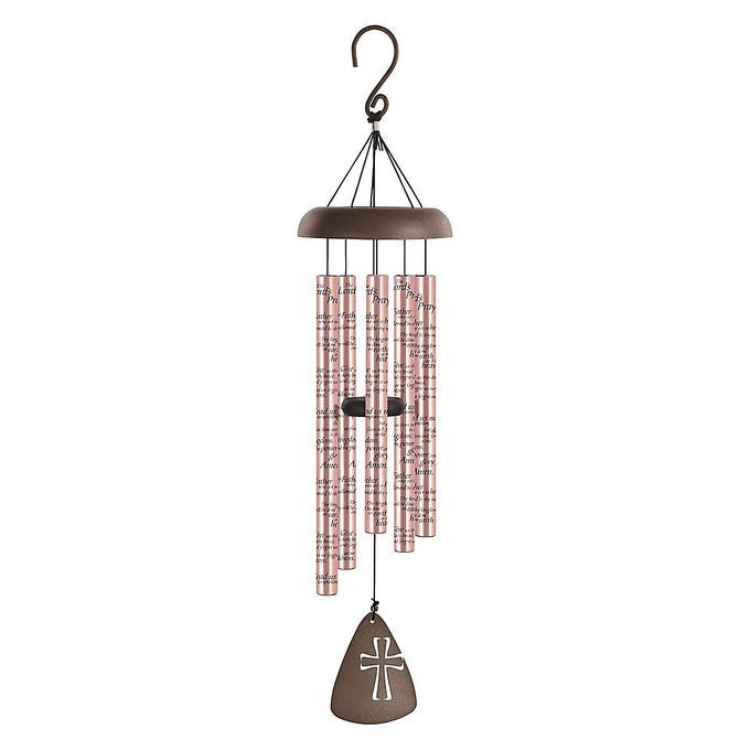 WIND CHIMESONNETLORDS PRAYERROSE GOLD 30