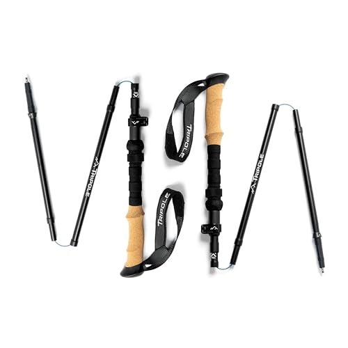 Tripole Trailcore Foldable Trekking and Hiking Poles | ALU7075 | Lightweight | Twin Poles - Image 1