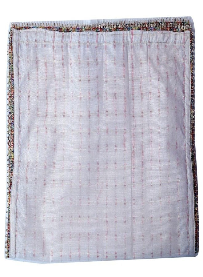 My God Gift Pooja Aasan/Asan for Puja and Mandir Puja Altar Cloth Printed Pooja Chowki Assan Mat for Mandir (18x24 INCH)(45X60 CM). Pack of 2 ((White Check)) - Image 5