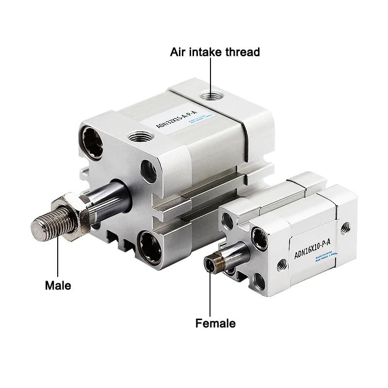 ADN40 Double Action Air Pneumatic Cylinder Adn40x100 Internal Thread 10 15 20 25 30 45 50 80mm - Image 4