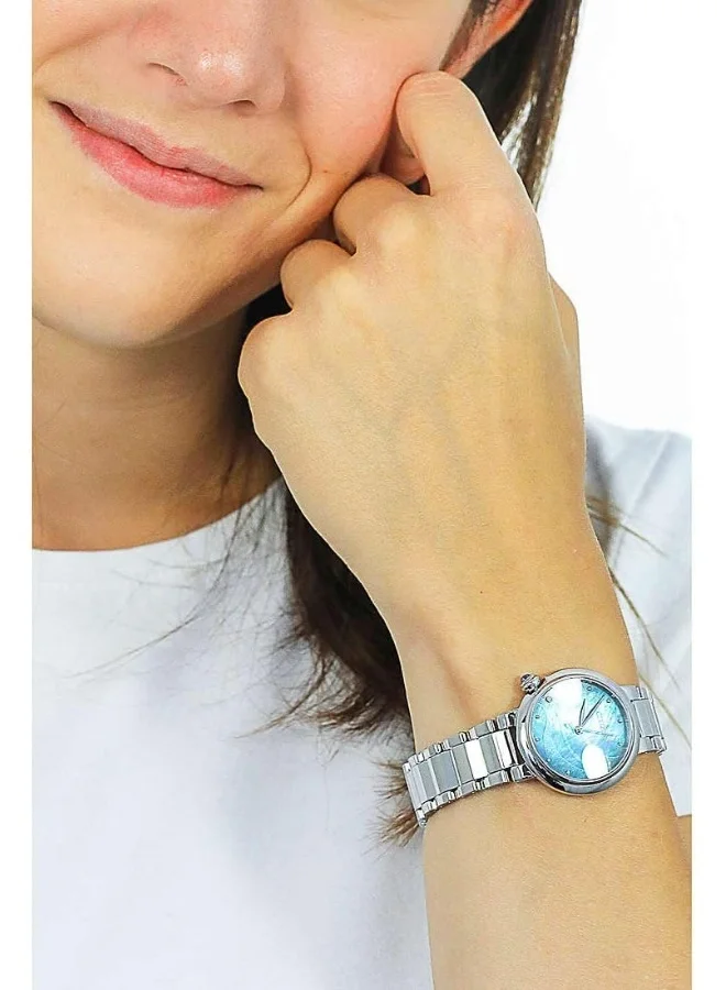 سيتيزن Women's Stainless Steel Strap Eco-Drive Standard Watch EM0910-80N - 30 mm