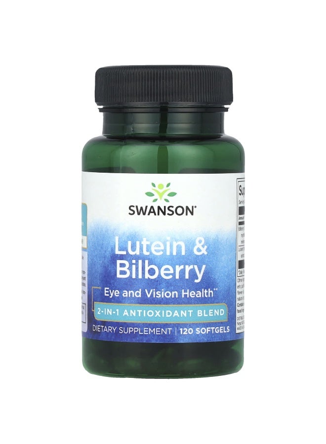 Swanson, Lutein & Bilberry, 120 Softgels