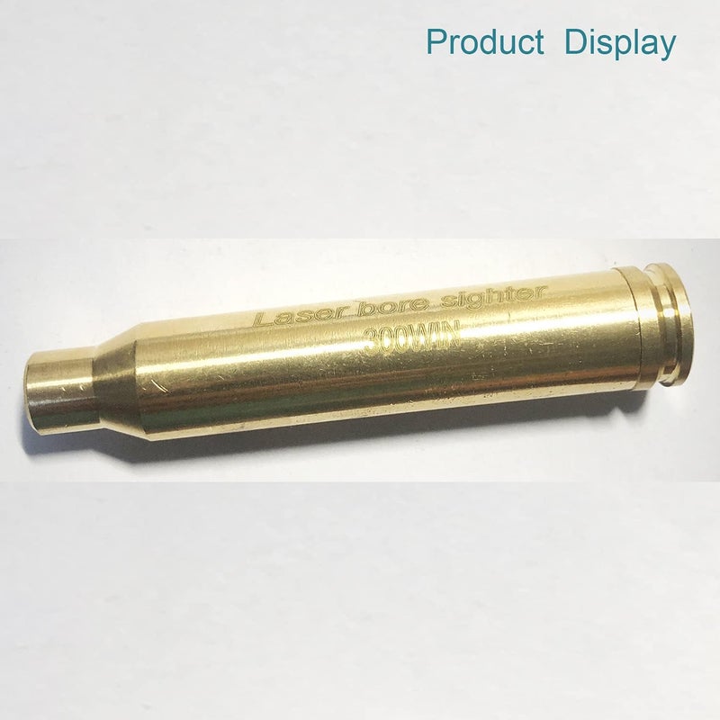 MOSANDON 300Win Red Dot Laser Bore Sight,.300 Win MAG Bore Sight Cal,.300WM Boresighter 7.62X67mm Cartridge Laser Boresighter with 2 Sets of Batteries - Image 5