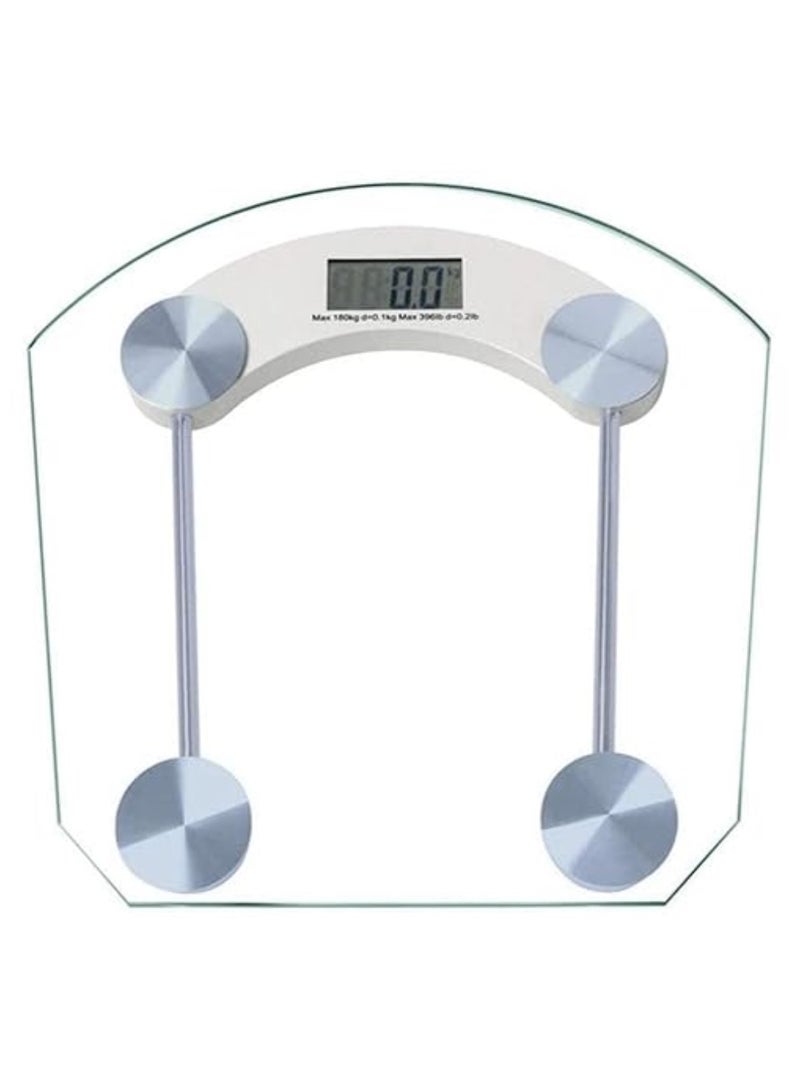 Panvil Electronic Weight Scale Lcd Display Toughened Glass 180Kg | Gym | Bathroom | Business | Smart Body Weighing Digital Scale | Various Purpose | Smart | Accurate - Image 1