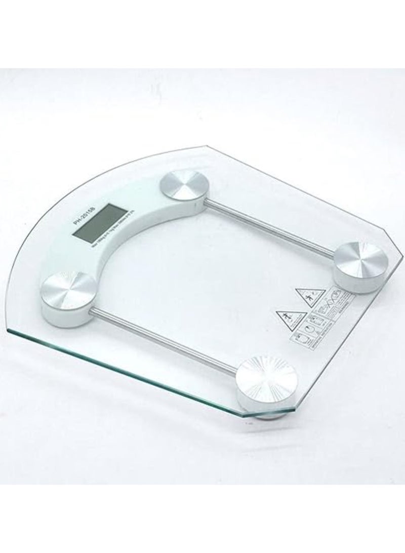 Panvil Electronic Weight Scale Lcd Display Toughened Glass 180Kg | Gym | Bathroom | Business | Smart Body Weighing Digital Scale | Various Purpose | Smart | Accurate - Image 3