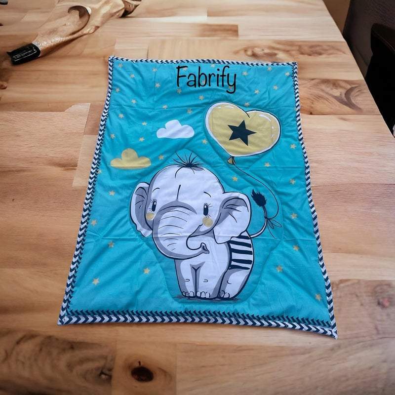 Fabrify 100 Cotton Baby Printed Mattress Godadi Rilka Bed Crib Cot Sheet Design 4 100x70 - Image 3