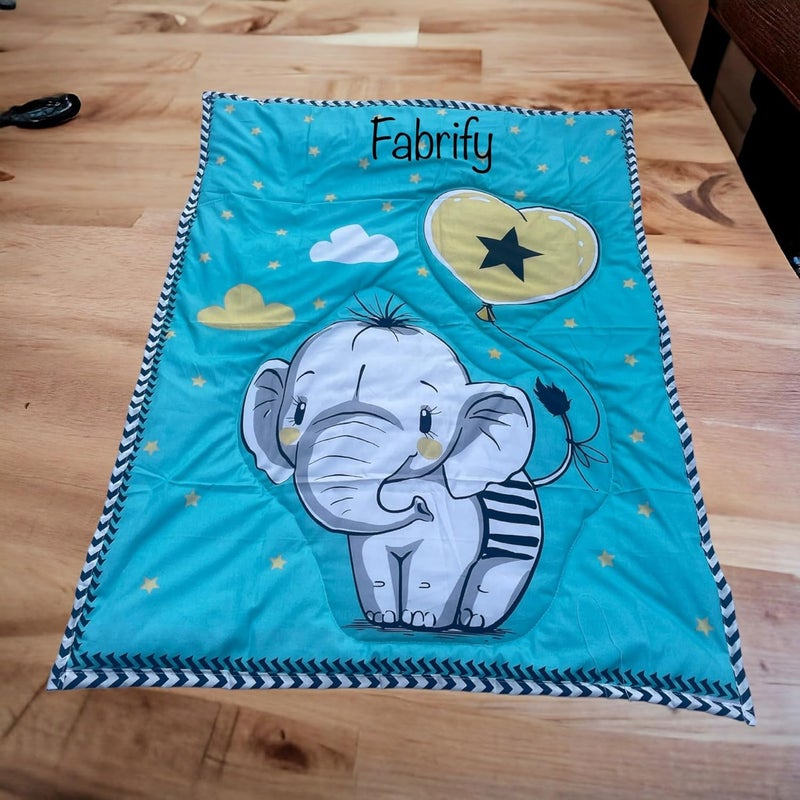 Fabrify 100 Cotton Baby Printed Mattress Godadi Rilka Bed Crib Cot Sheet Design 4 100x70 - Image 4