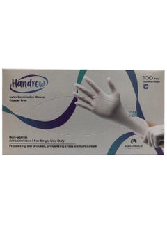 Handrew Gloves Latex without Powder Carton of 10 Boxes - Small  - Image 3