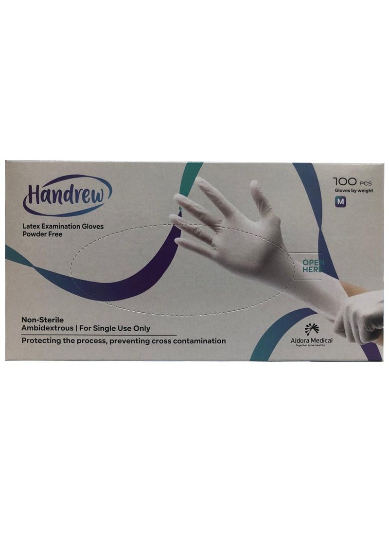 Handrew Gloves Latex without Powder Carton of 10 Boxes - Small  - Image 3