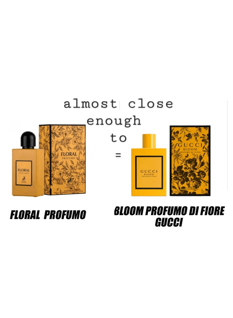 ميزون الهمبرا عطر فلورال بروفومو أو دي برفيوم من ميزون الهمبرا للنساء -100 مل (مستوحى من جوتشي بلوم فلاور ) - Image 2