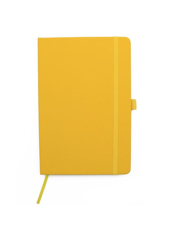 Giftmate A5 PU Leather Notebook  with 80 single-lined pages | Leather Notebook | Hard Cover Notebook | Office Notebook | Hard Cover Notebook | Leather Cover Notebook - Image 1