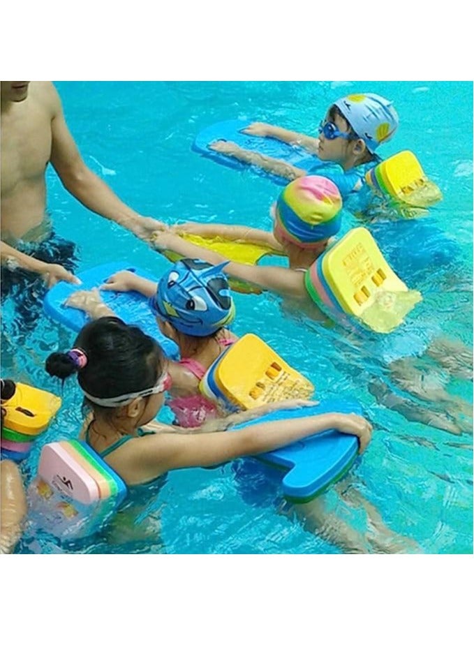 Generic Back Float Swimming Belt Water Aerobics Exercise Aqua Fitness Swim Training Equipment Board with Adjustable Layers for Kids Swimming Beginners Floating Board (Square Pink) - Image 5