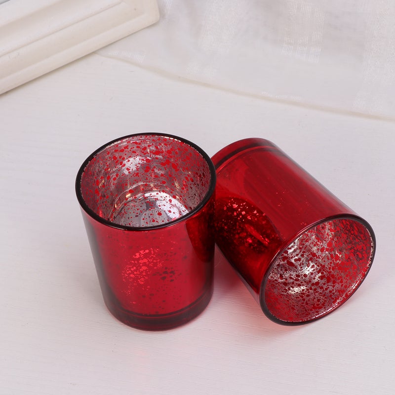 10 pcs Glass Candlestick Ornament Desktop Candle Cup Decoration for Home Office - Image 3
