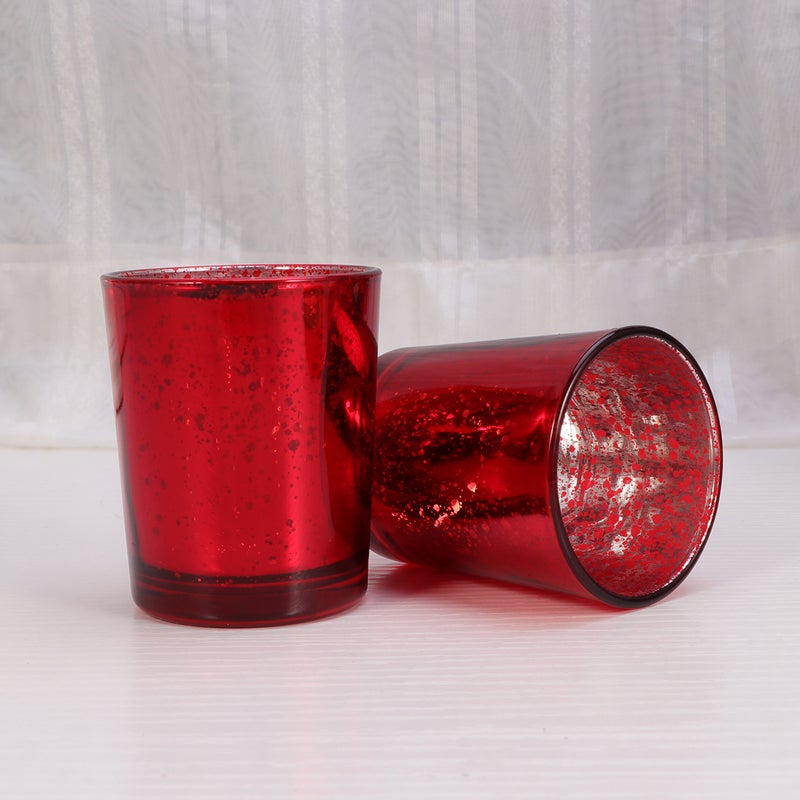 10 pcs Glass Candlestick Ornament Desktop Candle Cup Decoration for Home Office - Image 5