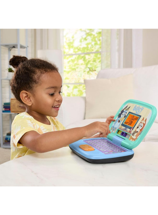 vtech Bluey Game Time Laptop 3+ Blue |Explore 10 interactive games with the Bluey Game Time Laptop | Pre-School Content, Official Bluey Character Toy for Kids, Letters, Numbers, Music | Ideal Gift for Children 3+ up Years, - Image 1