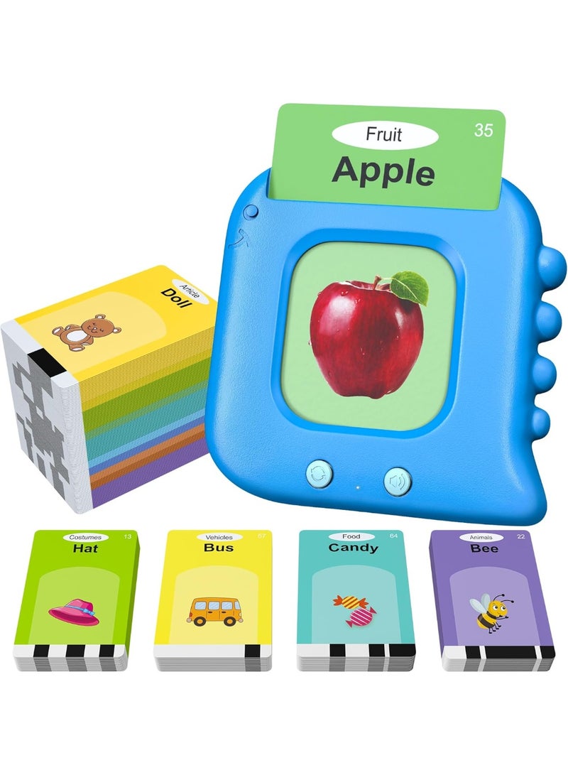 Flash Cards for Toddlers 2-7 Years Old | 112 Talking Flash Cards with 224 Words | Speech Therapy & Autism Toys | Audible Early Learning Educational Toys for Babies | Perfect for Vocabulary Building & Cognitive Development - Image 1