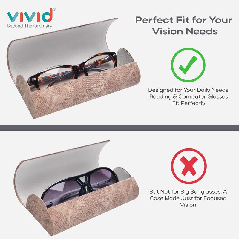 Vivid غطاء علبة نظارات VIVID Vision للبالغين خفيف الوزن للجنسين - Image 3