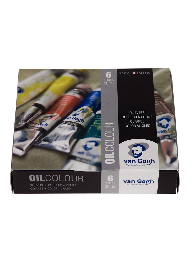 Van Gogh Van Gogh Oil Color Paint, 6x20ml Tubes, Starter Set 