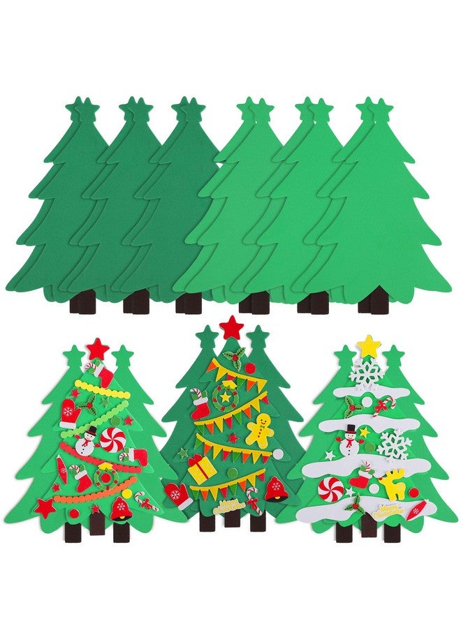 Elcoho DIY Foam Christmas Tree Kit - Includes Tree, Stickers, Accessories for Crafts & Home Activities - Image 1