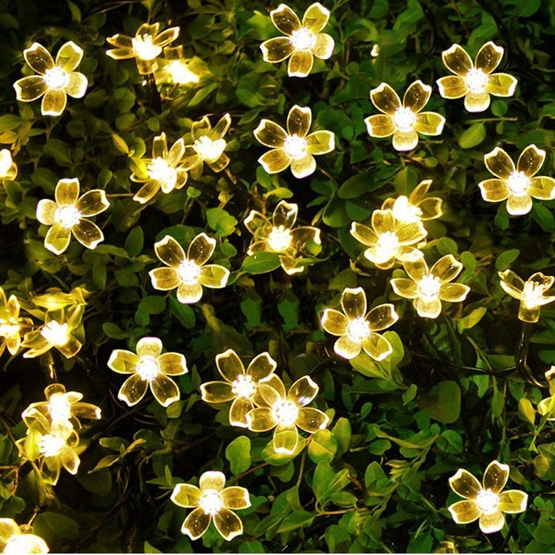Lexton Lexton 20 Led Flower String Light Plug Sourced Warm Whitefor Indoor Outdoor Decorations - Image 4