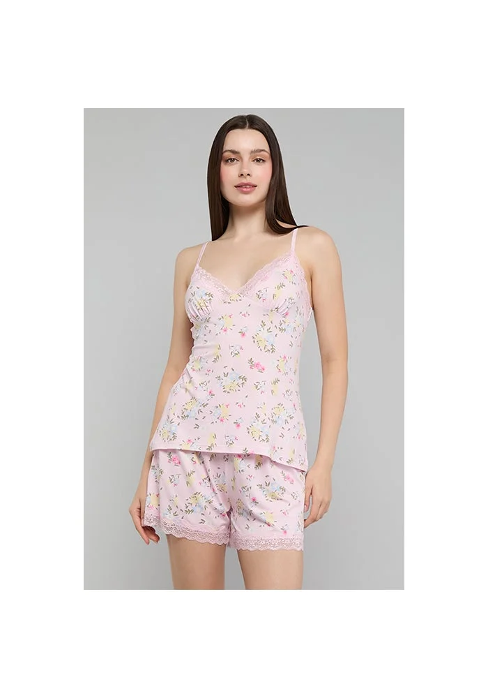 أر أند بي Printed Shorty Pyjama Set
