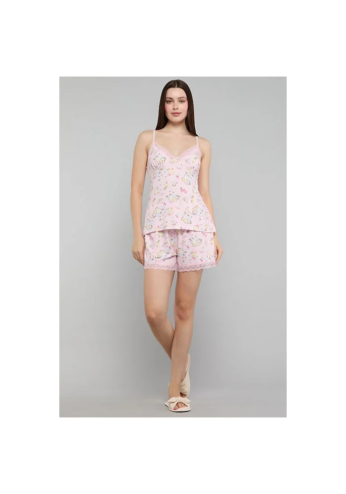 أر أند بي Printed Shorty Pyjama Set