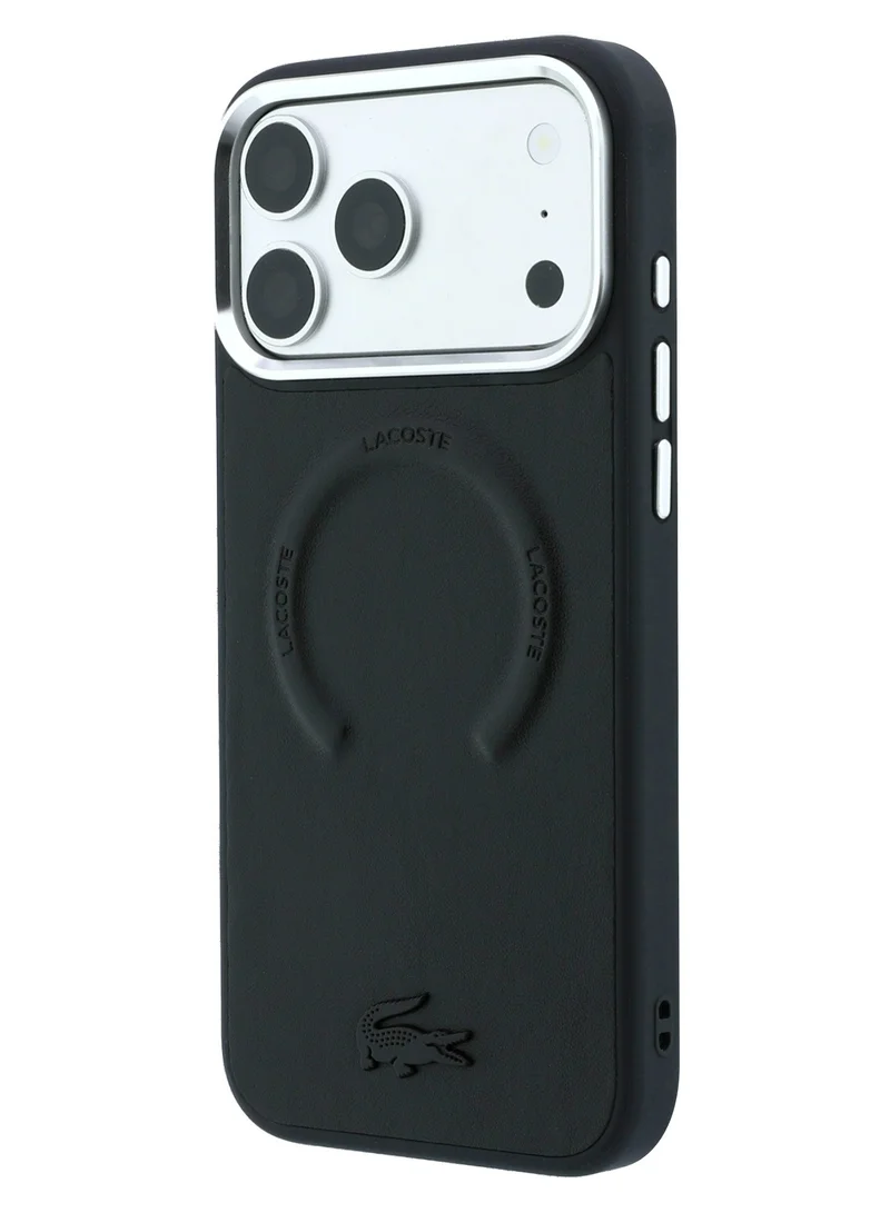 Lacoste iPhone 18 Pro Max MagSafe Case Smooth PU Leather Hard Case