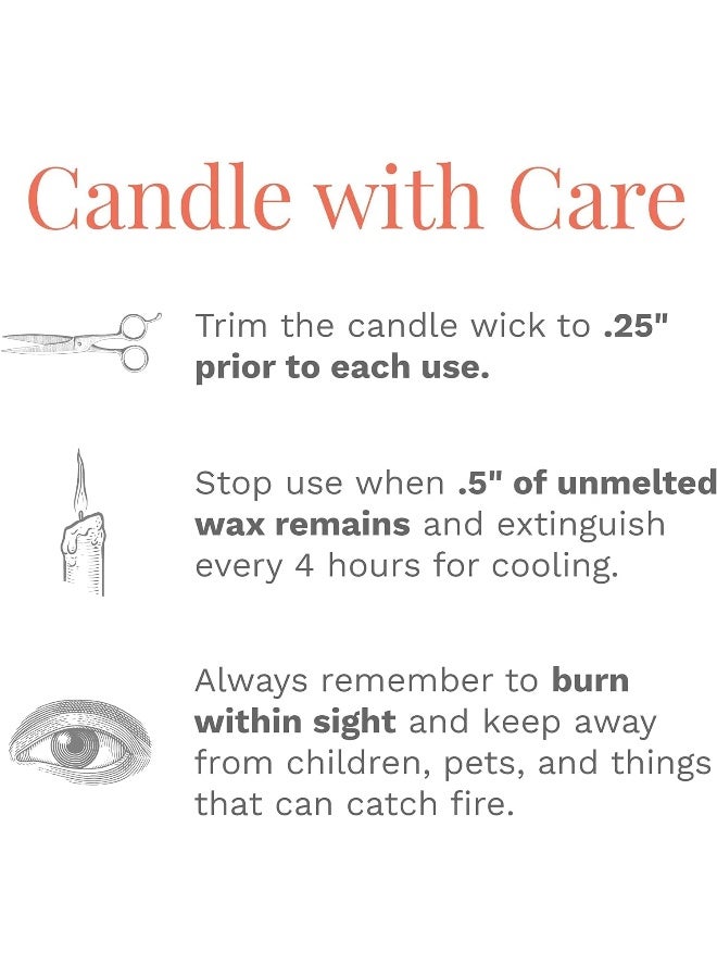 CANDLE-LITE Candlelite Scented Candles Moonlit Starry Night Fragrance One 18 oz SingleWick Aromatherapy Candle with 110 Hours of Burn Time Gray - Image 5