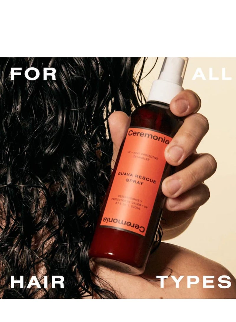 CEREMONIA Guava Rescue Hair Heat Protectant Spray, 200ml - Image 4