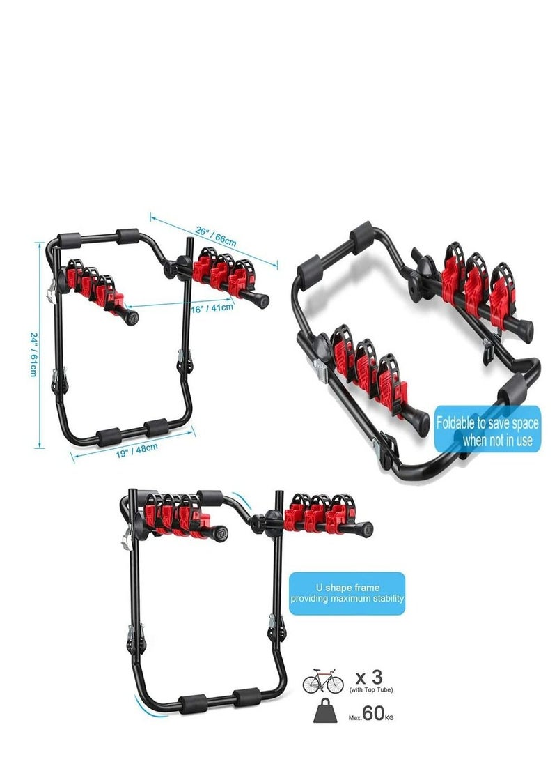 LIMOS 3 Bike Rack Bicycle Carrier Racks For Cars and Trucks  - Image 2