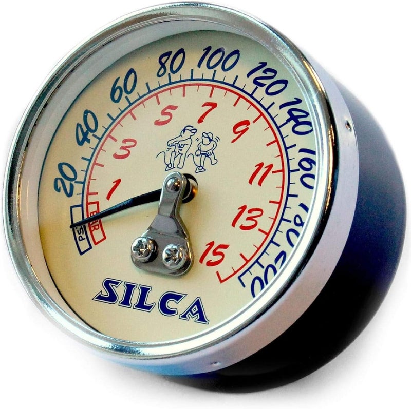 SILCA 210 PSI Replacement Gauge  Pistasuperpista Floor Pumps 2 face - Image 1