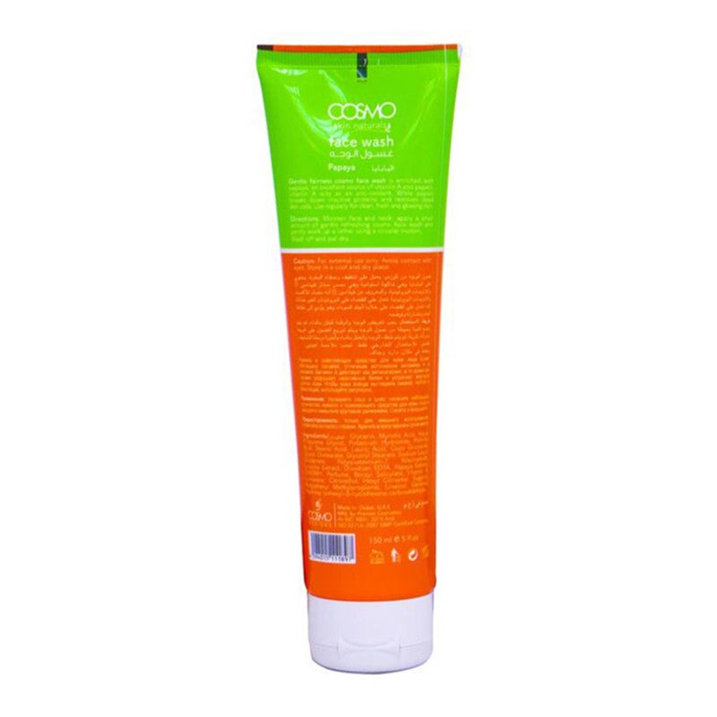 COSMO Papaya Face Wash 150ml - Image 2