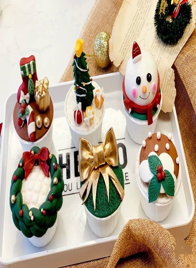 Anyana ribbon bowknot bow tie cutter set cookie impression mold plastic cutter fondant sugar paste cutter gum paste Modelling Tools for Cake Cupcake Toppers Decoration Pack of 3 - Image 5