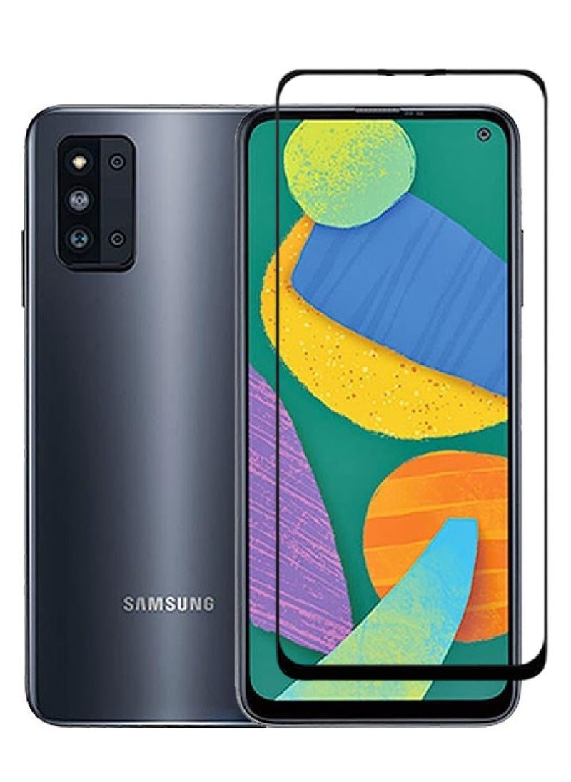 AINA Tempered Glass Screen Protector 5D Designed For Samsung Galaxy F52 5G Full Glue Edge to Edge Full Screen Coverage And Bubble Free - Image 1