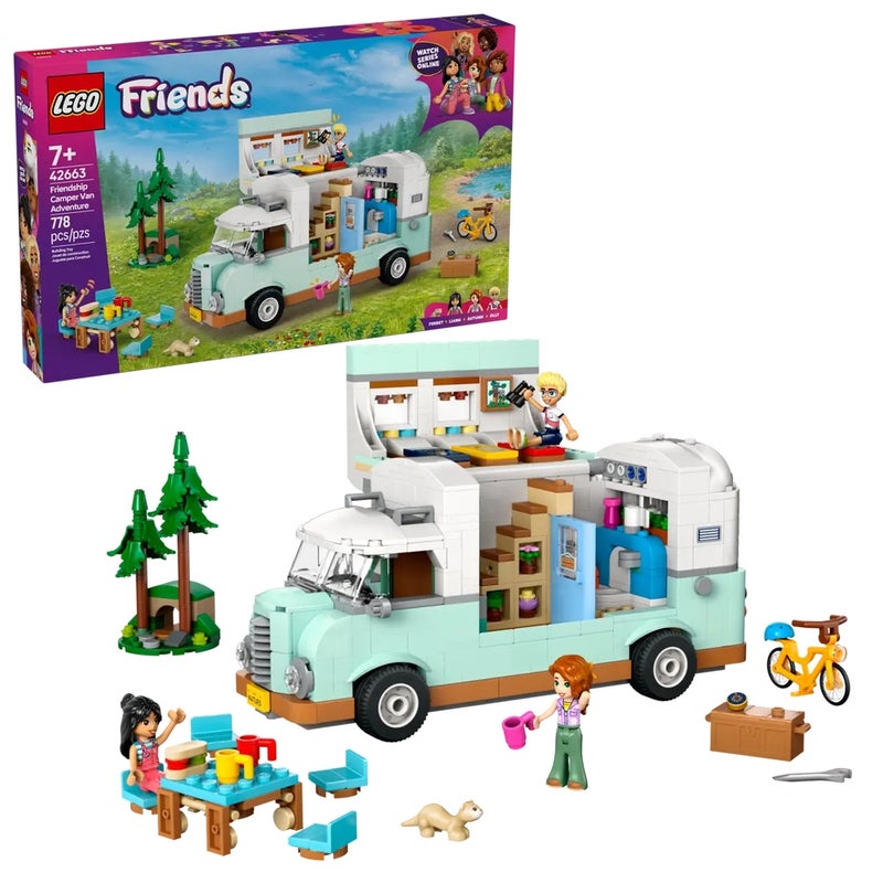 LEGO - Friends Camper Van Adventure 778 Pieces - 42663 - Image 2